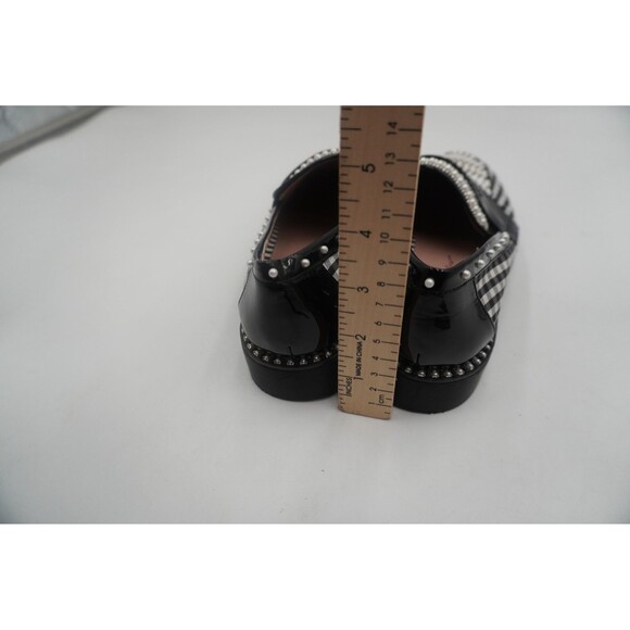 Betsey Johnson Shoes Women Darian Pearl Embellished Tailored Lug Sole Loafers 7M - Picture 11 of 11